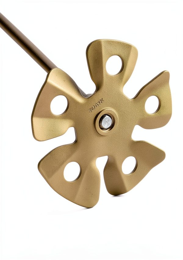 Heavy-Duty Mixer with 24-Inch Zinc-Plated Steel Shaft, Dual 5-Inch Fan Blades for Pigments, Epoxy, Drywall Mud, 3/8-Inch Hex Drive-1