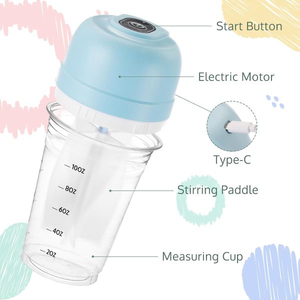 OFFNOVA Auto Resin Mixer Hands Free Epoxy with Silicone Paddle-5