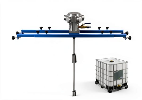 Pneumatic Paint Mixer, 265 Gallon IBC Air Agitator, Bracket Mixer, Folding Propeller, Paint Stirring Machine Mix Tool, Special for IBC Ton Barrels-4