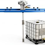 Pneumatic Paint Mixer, 265 Gallon IBC Air Agitator, Bracket Mixer, Folding Propeller, Paint Stirring Machine Mix Tool, Special for IBC Ton Barrels-0