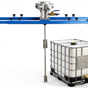 Pneumatic Paint Mixer, 265 Gallon IBC Air Agitator, Bracket Mixer, Folding Propeller, Paint Stirring Machine Mix Tool, Special for IBC Ton Barrels-0
